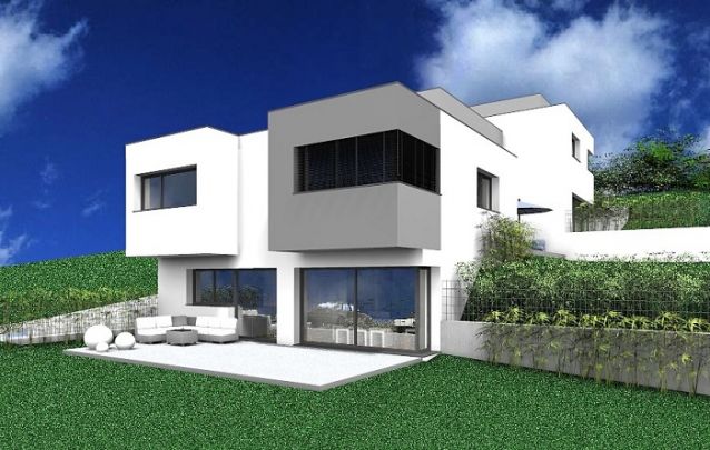Linhas retas são características dos projetos de casas modernas Linhas retas são características dos projetos de casas modernas