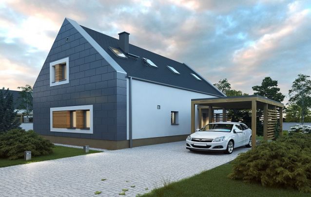 Uma garagem para proteger os carros é indispensável nos projetos de casas Uma garagem para proteger os carros é indispensável nos projetos de casas