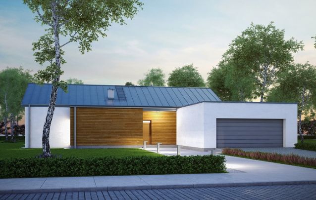 Esta é uma alternativa para quem busca projetos de casas com uma fachada neutra Esta é uma alternativa para quem busca projetos de casas com uma fachada neutra