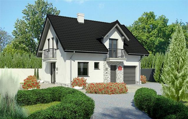 Um modelo de casa clássica e charmosa Um modelo de casa clássica e charmosa