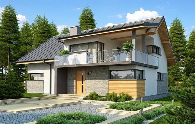 Uma possibilidade para quem busca por projetos de casas com fachadas contemporâneas Uma possibilidade para quem busca por projetos de casas com fachadas contemporâneas