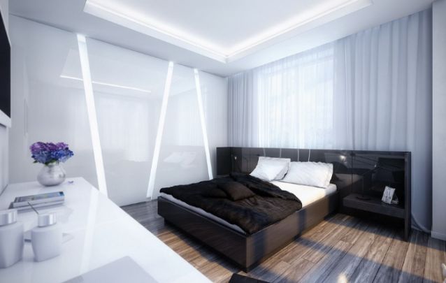 Cortinas altas e claras ajudam a disfarçar a falta de espaço Cortinas altas e claras ajudam a disfarçar a falta de espaço