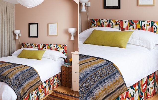 A cama colorida traz um toque descontraído para dentro do quarto A cama colorida traz um toque descontraído para dentro do quarto
