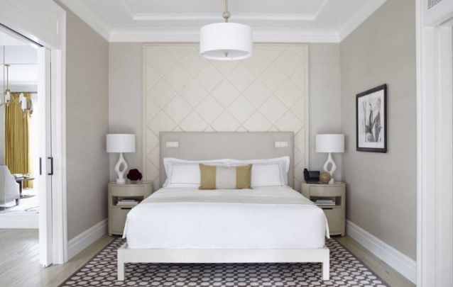 Quarto feminino pequeno clássico e elegante Quarto feminino pequeno clássico e elegante