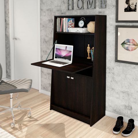 Armário para Escritório Retrátil Me4136 Tabaco - Tecno Mobili