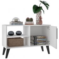 Balcão Buffet 1 Porta Bpp24 Branco - Brv Móveis