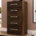 Cômoda 5 Gavetas Savana Cacau - Pnr Móveis