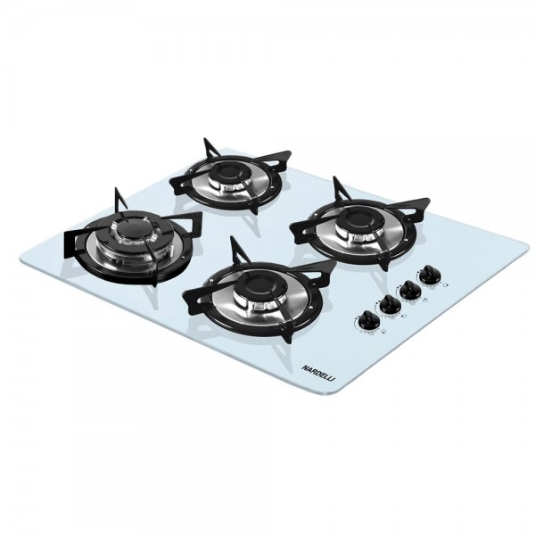 Cooktop 4 Bocas Tc Branco Glp Bivolt Nardelli